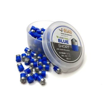   Munitie aer comprimat Elko Lead Free Blue Short 4,5mm, 125 buc.