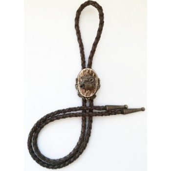 Cravata americana motiv cap mistret, metal