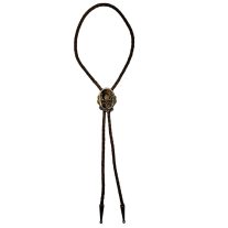 Cravata americana motiv cerb Hubertus, metal