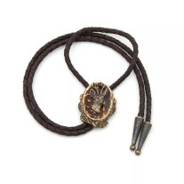 Cravata americana motiv cap caprior, metal