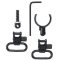 Kit prindere curea arma Uncle Mikes Bock 21,6-22,9 mm