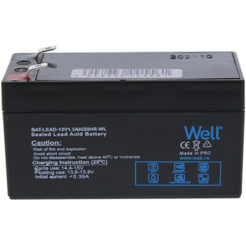 Acumulator plumb acid Well, 12V, 1.3Ah 