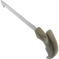   Fierăstrău de Vânătoare Profesional Parforce, Lamă 15.5cm din Oțel Inoxidabil, Mâner Ergonomic Anti-alunecare Olive