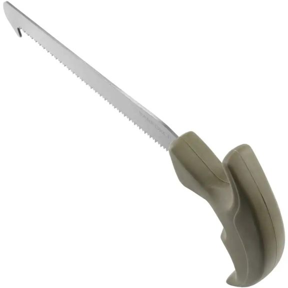 Fierăstrău de Vânătoare Profesional Parforce, Lamă 15.5cm din Oțel Inoxidabil, Mâner Ergonomic Anti-alunecare Olive