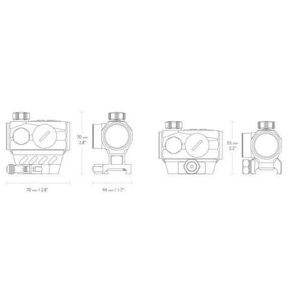 Red Dot Hawke Endurance 1X25 QR Digital Control
