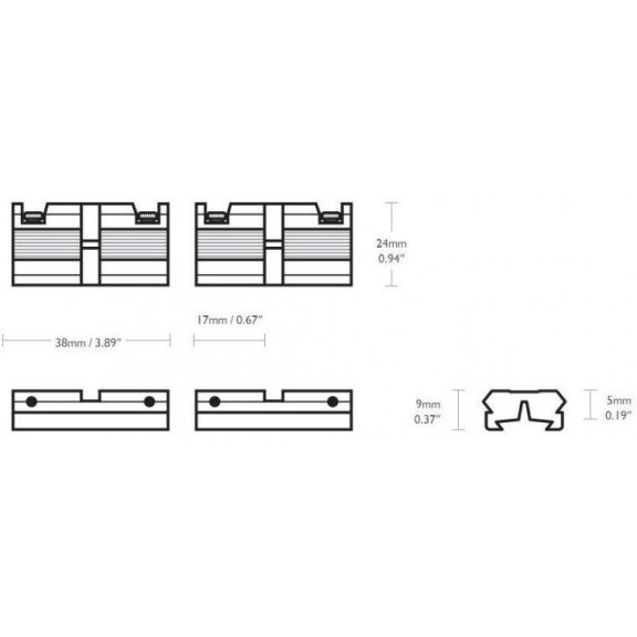Sine Weaver/Picatinny cu prindere pe 9-11 mm