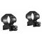 Inele Hawke Precision 25,4 mm, Weaver, medii, otel
