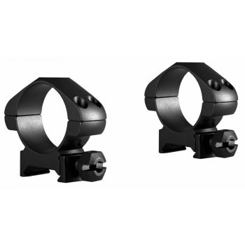 Inele Hawke Precision 30mm Weaver, medii, otel