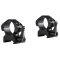 Inele Hawke Precision 25,4 mm Weaver, medii, otel, detasabile
