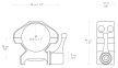 Inele Hawke Precision 25,4 mm Weaver, medii, otel, detasabile