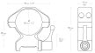 Inele Hawke Precision 30 mm, Weaver, inalte, otel, detasabile