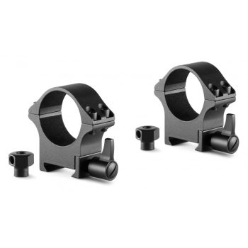   Inele Hawke Professional 30 mm, Weaver, medii, otel, detasabile