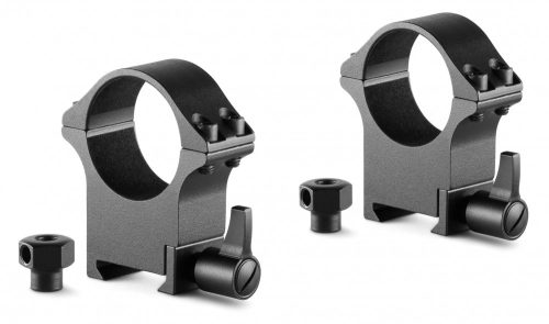 Inele Hawke Professional 30 mm, Weaver, inalte, otel, detasabile