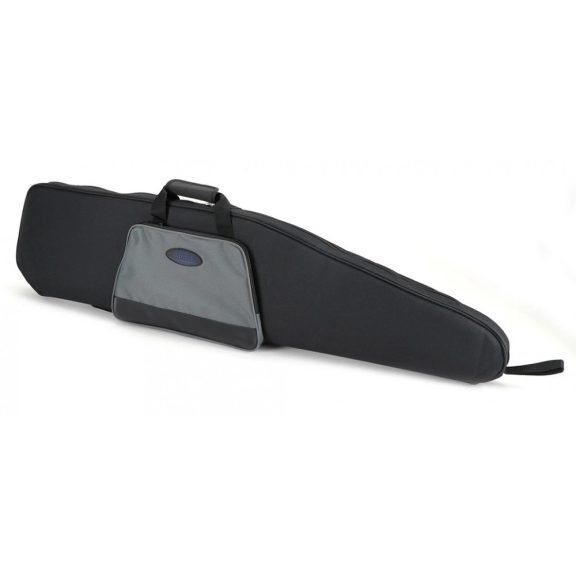 Geanta transport arma vanatoare Jakob Winter gri-negru cu curea transport, buzunar