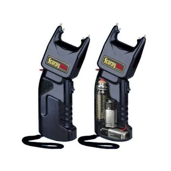 Electrosoc Stun Gun cu spray autoaparare Scorpy Max 500, 2 in 1