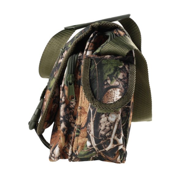 Geantă Vânătoare Forsport Camuflaj cu Șezut Integrat, Broderie Cerb