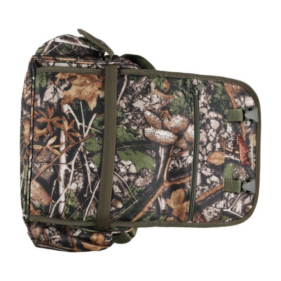 Geantă Vânătoare Forsport Camuflaj cu Șezut Integrat, Broderie Cerb