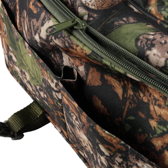 Geantă Vânătoare Forsport Camuflaj cu Șezut Integrat, Broderie Cerb