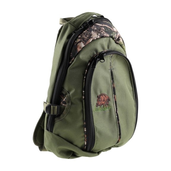 Rucsac de Vânătoare Forsport Smart, Camuflaj Oliv, Broderie Mistreț