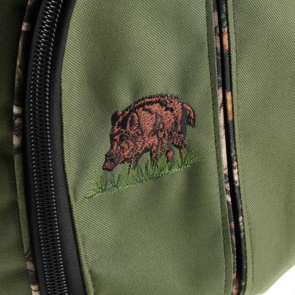 Rucsac de Vânătoare Forsport Smart, Camuflaj Oliv, Broderie Mistreț