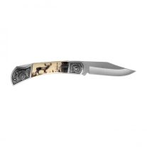   Briceag Vânătoare Pliabil Joker JKR113 Deer – Mâner Ergonomic cu Model Cerb, Lamă Rezistentă din Oțel Inoxidabil
