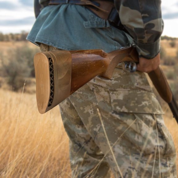 Aparatoare, amortizor universal pat arma vanatoare NN, maro