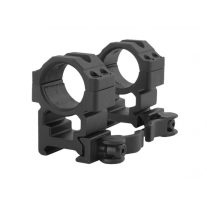   Montură Leapers AccuShot 1" Weaver – Profil Înalt, Două Piese