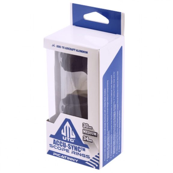 Prindere luneta cu vizare, medie, monobloc Leapers Accu-S 30/22