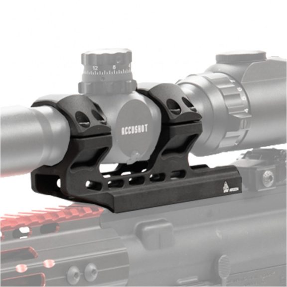Montură lunetă UTG ACCU-SYNC® 30 mm Picatinny Cantilever, High Profile, Offset 34 mm