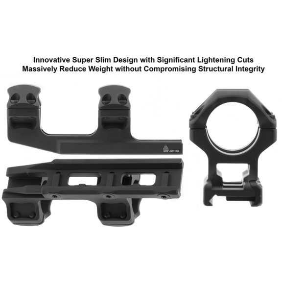 Prindere luneta cu vizare, medie, monobloc Leapers  UTG Accu-Syn 25,4/22