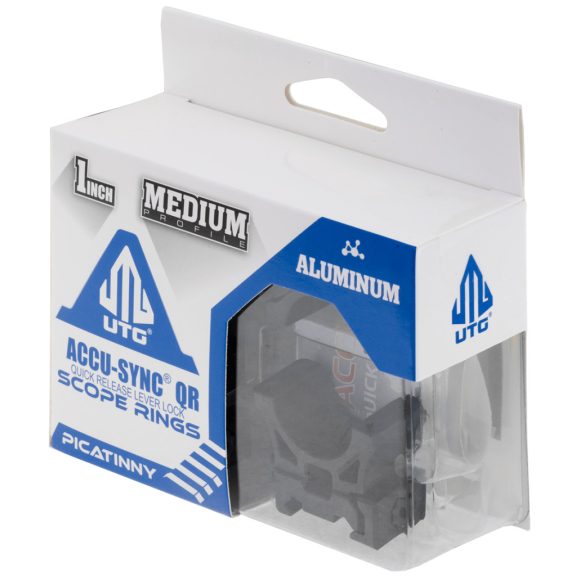 Inele Accu-S Leapers, rapide, medii, 1"/22 mm Picatinny 