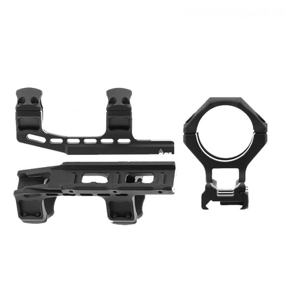 Montură Cantilever UTG® Accu-Sync® 34mm Picatinny, Offset 50mm, High Profile