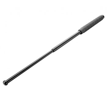   Baston telescopic autoaparare Walther TDB 26, otel, 65 cm, 3 sectiuni, negru, maner cauciucat, teaca