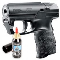   Spray lacrimogen autoaparare tip pistol Walther PGS + cutie transport si depozitare