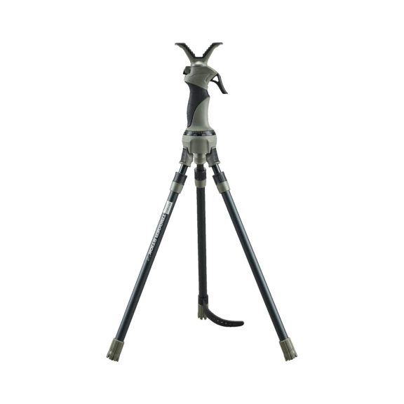 Trepied Vânătoare Primos X 41"-66" – Cap Rotativ 360°, Sistem Dovetail Quick Lock și Structură Din Aluminiu Cu Armătură Din Oțel