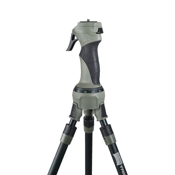 Trepied Vânătoare Primos X 41"-66" – Cap Rotativ 360°, Sistem Dovetail Quick Lock și Structură Din Aluminiu Cu Armătură Din Oțel