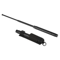   Baston telescopic autoaparare Walther TDB 26, otel, 65 cm, 3 sectiuni, negru, maner cauciucat, teaca