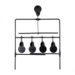 Țintă Metalică RazorGun Wind Spinner – 4 Pendule și Resetare Automată