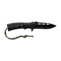 Briceag Mil-Tec survival cu amnar si paracord