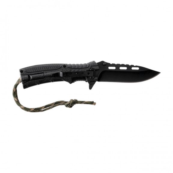 Briceag Mil-Tec survival cu amnar si paracord