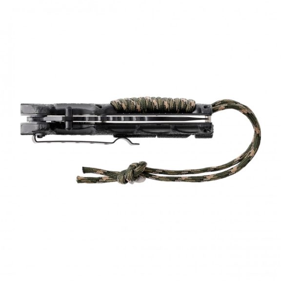 Briceag Mil-Tec survival cu amnar si paracord