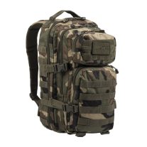   Rucsac Tactic Mil-Tec US Assault 20L Woodland – Compact, Impermeabil și Modular cu Sistem MOLLE