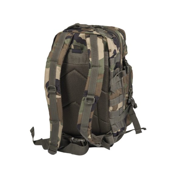 Rucsac Tactic Mil-Tec US Assault 20L Woodland – Compact, Impermeabil și Modular cu Sistem MOLLE