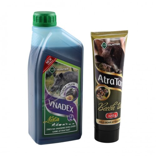 Atractant nectar cu aroma de prune, pentru mistreti, caprioare, vulpi, jderi, bursuci, miros extra intens, 1,2 kg + gudron 320 g. cadou