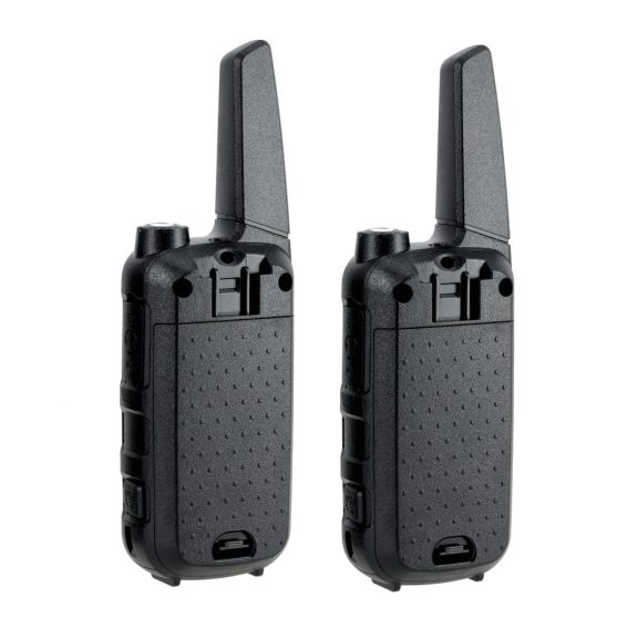 Set 2 Stații Radio PMR Baofeng BF-25E Black – Walkie-Talkie pentru Vânătoare și Outdoor, Autonomie Mare și Comunicare Clară