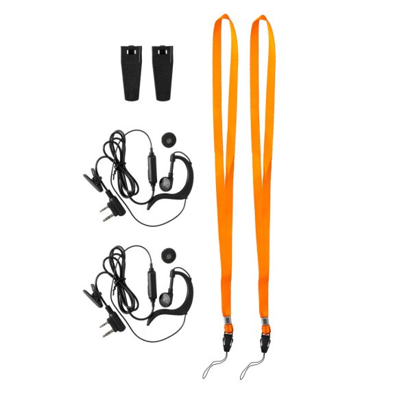Set 2 Stații Radio PMR Baofeng BF-25E Black – Walkie-Talkie pentru Vânătoare și Outdoor, Autonomie Mare și Comunicare Clară