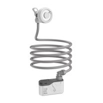   Duș Portabil de Camping Flextail Max Shower – Pompă Electrică Reîncărcabilă, Debit Reglabil, Alb