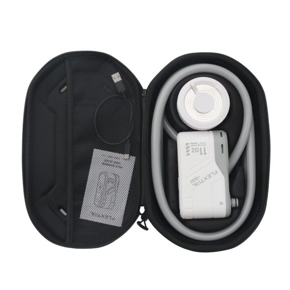 Duș Portabil de Camping Flextail Max Shower – Pompă Electrică Reîncărcabilă, Debit Reglabil, Alb