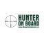 Sticker autocolant Hunter On Board, verde