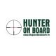 Sticker autocolant Hunter On Board, verde
